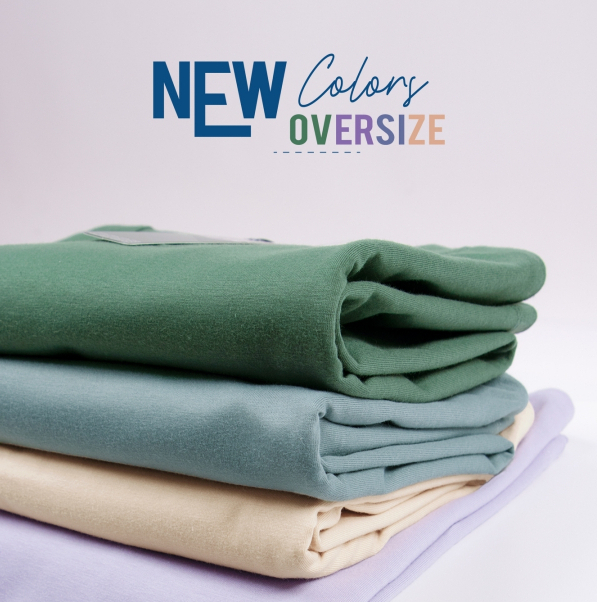 เสื้อโอเวอร์ไซส์สีพื้น โทนสีเอิร์ธโทนใหม่ 2025 Oversize Earth Tone