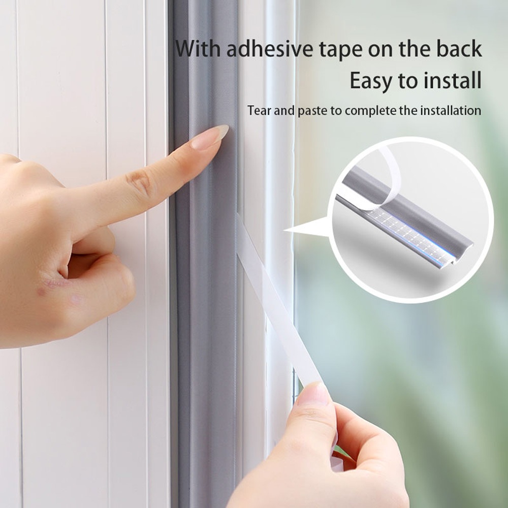 ฉนวนกันเสียงโฟมปิดผนึกช่องว่างด้านล่าง Windproof ซีลหน้าต่างปิดผนึกแถบกันฝุ่นปลั๊กเทปกาวตนเอง ราคา ถูกที่สุด ดีลบีเคเค แกลเลอรีภาพที่ 7