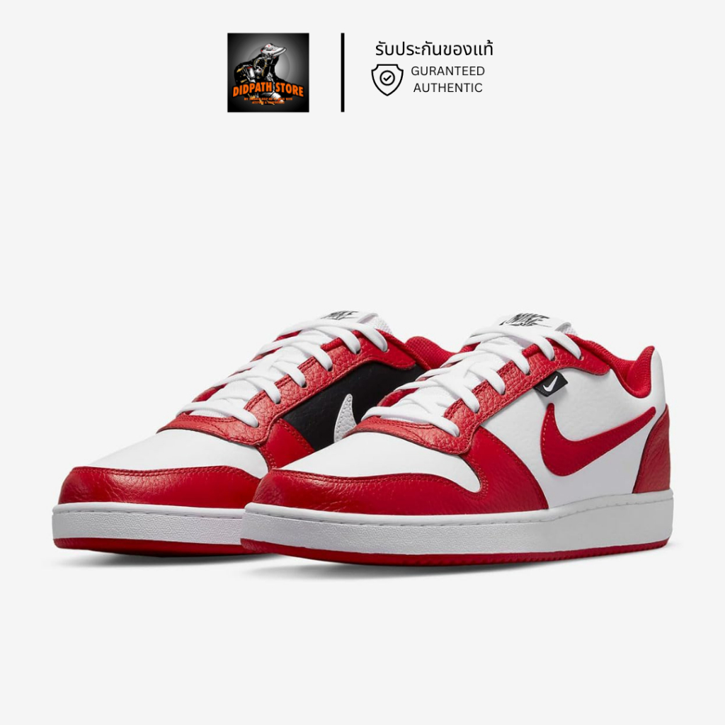รับประกันของแท้ รองเท้าลำลองไนกี้ชาย Nike Ebernon Low Premium "University Red" (AQ1774-101)