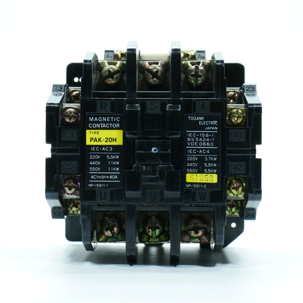 PAK-20H TOGAMI ELECTRIC PAK-20H MAGNETIC CONTACTOR Togami PAK-20H