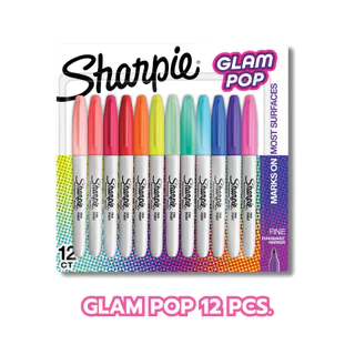 ปากกาSharpie marker ปากกาpermanent Fine point 1.0 มิล ชุด NEON MYSTIC GEMS / กล่อง