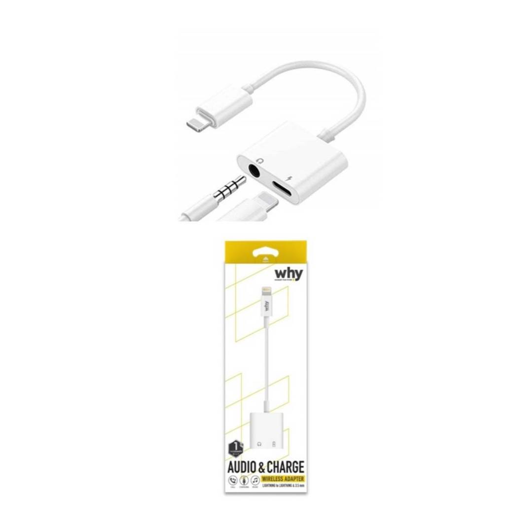 Why สายแปลง LN to LN + AUX Athena Audio&Charge Adapter รุ่นAD-501ฺB