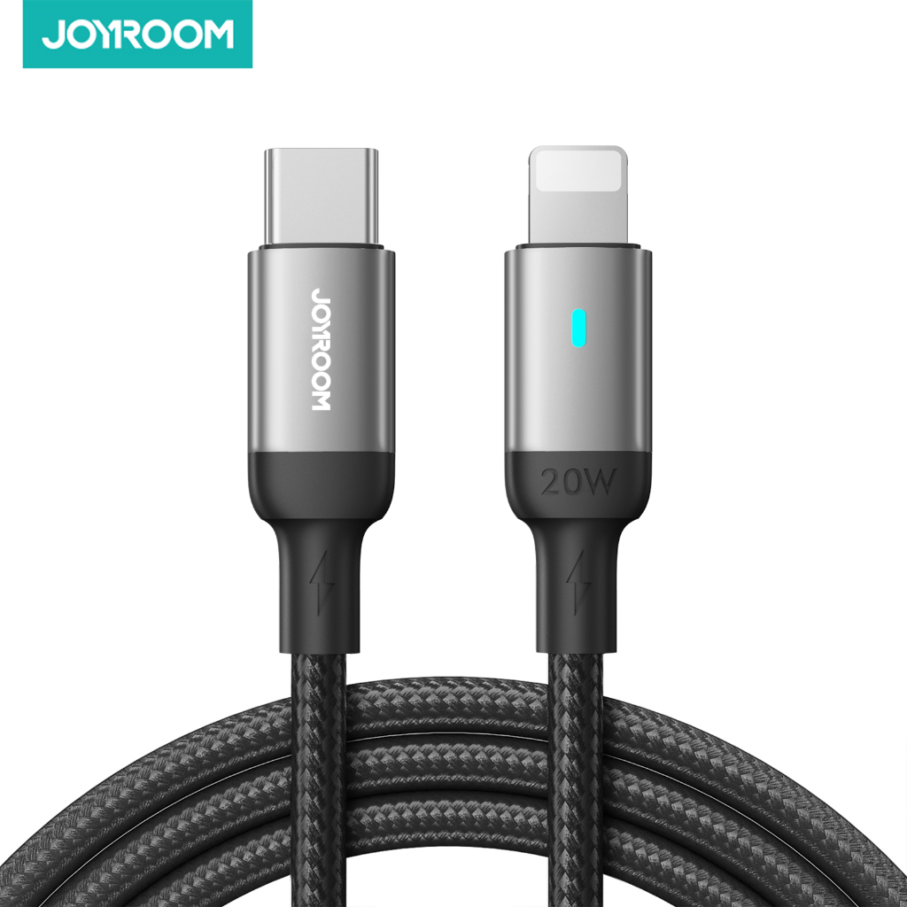 Joyroom รุ่น S-CL020A10 สายชาร์จสำหรับไอโฟน 20W Type-C to L Fast Charging ชาร๋จเร็ว 1.2m สายถักไนลอน