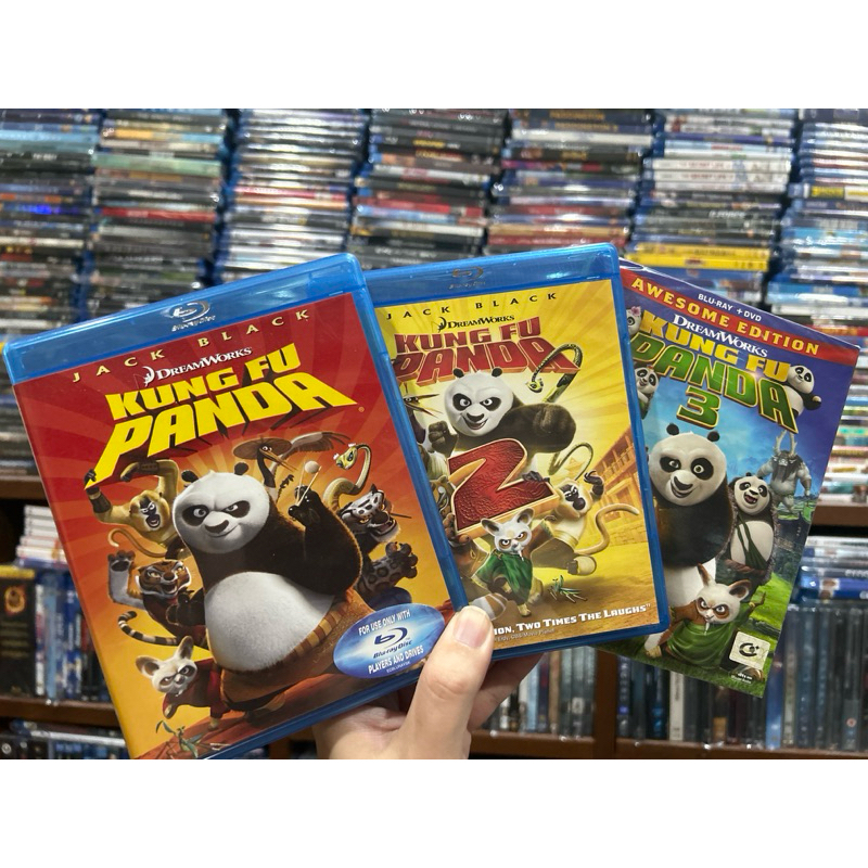Kung Fu Panda 1-2-3 : มีเสียงไทย บรรยายไทย Blu-ray แท้
