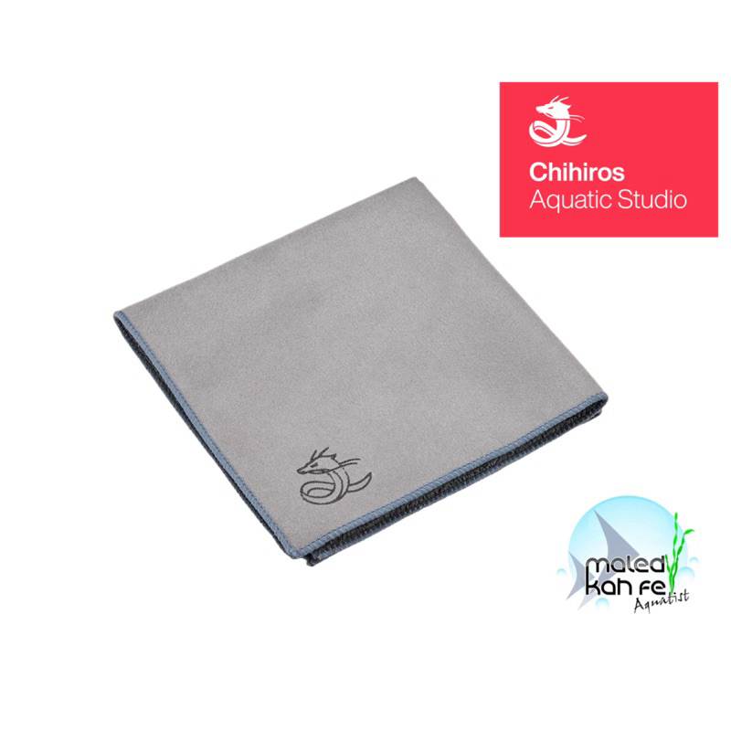 Chihiros Tank Cleaning Cloth ผ้าเช็ดตู้ เช็ดกระจก ขนาด 30 × 30 เซนติเมตรทำจากผ้าไมโครไฟเบอร์ ซับน้ำดีเช็ดสะอาด