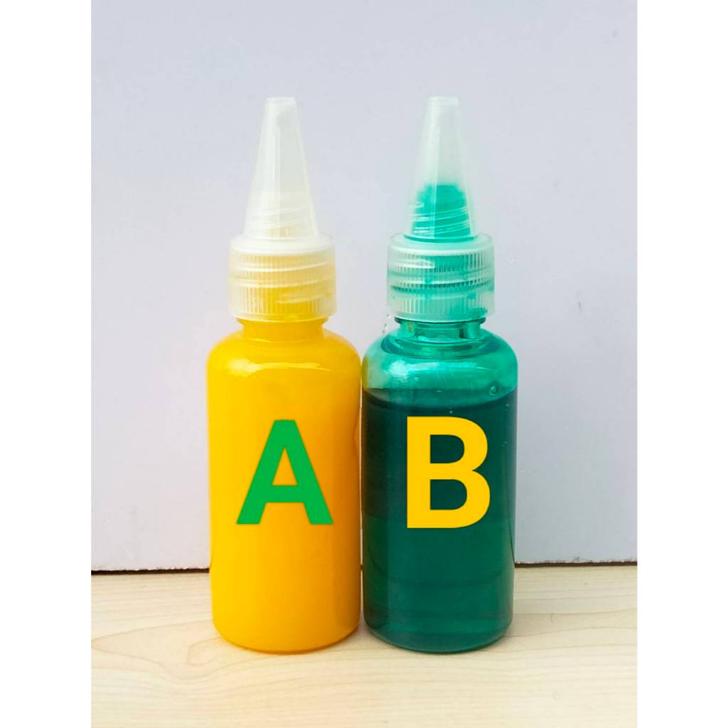 Epoxyกาวคอวอยซ์ AB  ใช้สำหรับซ่อมลำโพงเป็นชนิดแห้งช้า  ขนาดประหยัดขวดละ 30ml