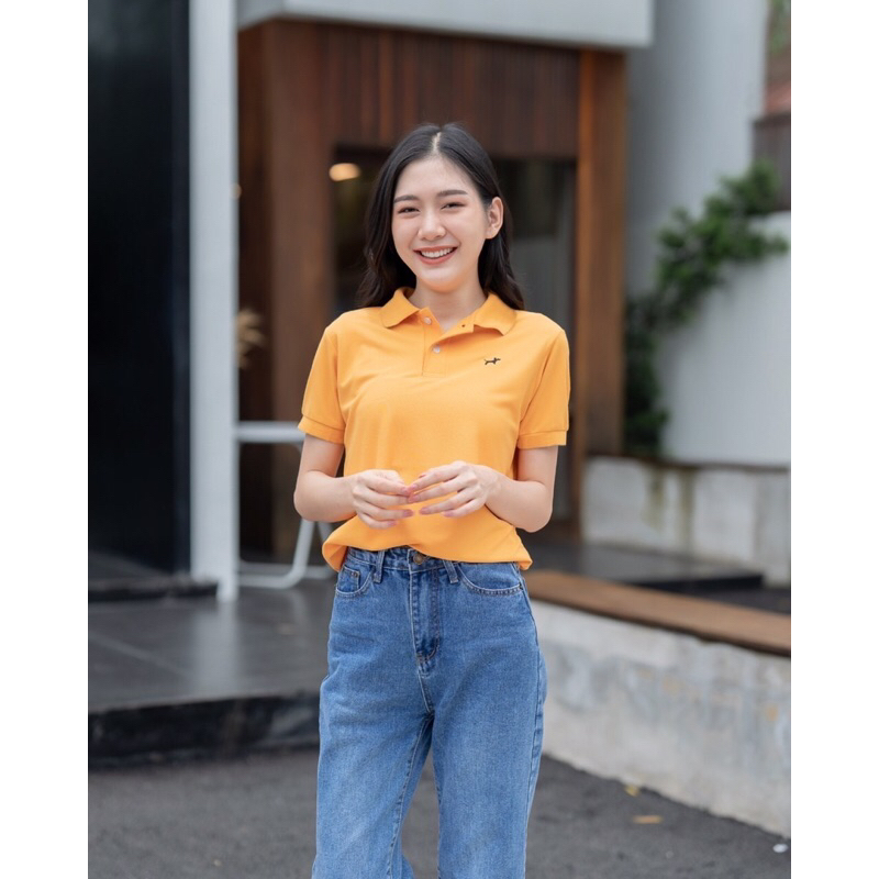 เสื้อโปโล_bulltus brand_ทรงผู้หญิงแบบเรียบ S M L
