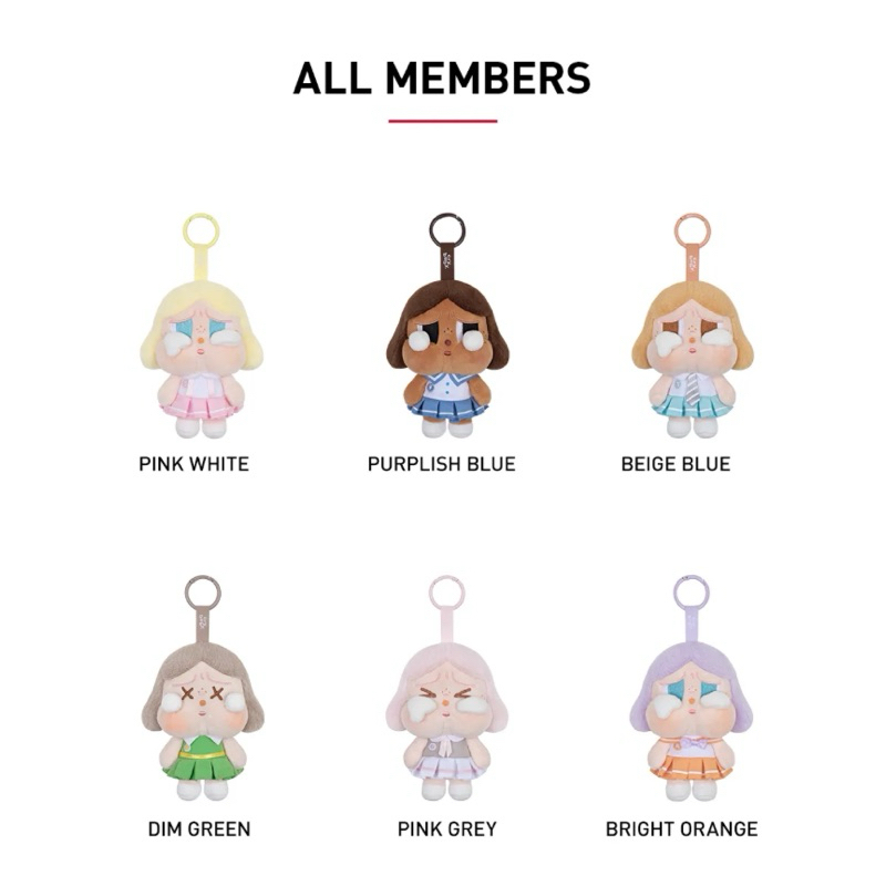 ใช้โค้ดแฟชั่นเหลือ 385+! พร้อมส่ง! แท้! พวงกุญแจ CRYBABY Sunset Concert Series - Plush Pendant Blind Box มี secret