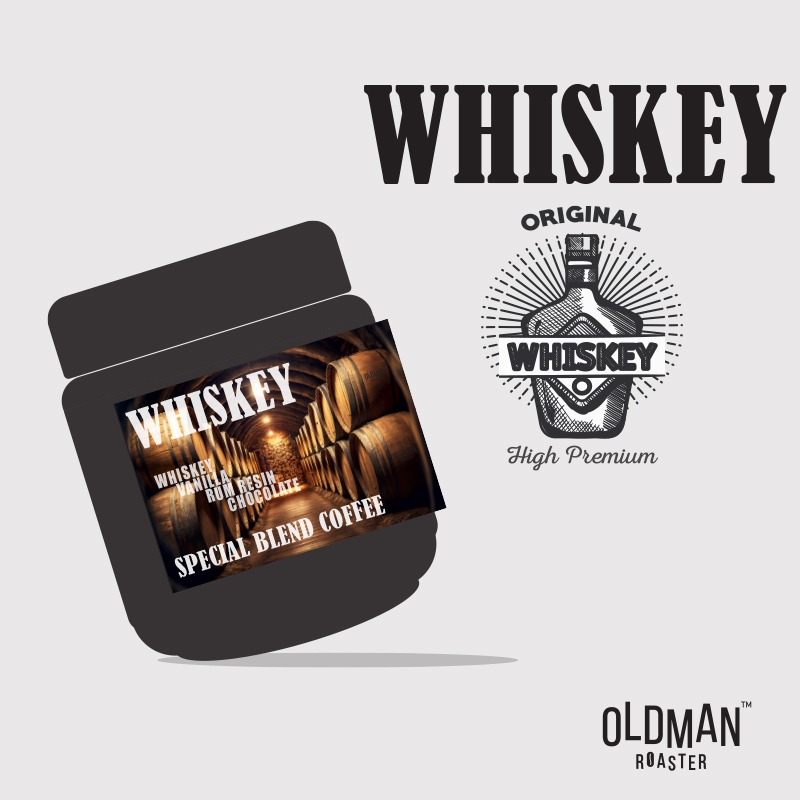 เมล็ดกาแฟ OLDMAN WHISKEY " SIGNATURE " SPECIAL BLEND (คั่วกลาง) MEDIUM ROAST