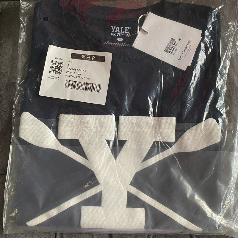 เสื้อยืด YALE ของเกาหลีแท้ Size S