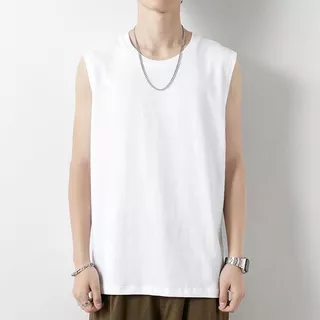 พร้อมส่งเสื้อยืดแขนกุด เสื้อยืดลำลองเหมาะใส่ออกกำลังกาย แฟชั่นฤดูร้อง สำหรับชายและหญิง