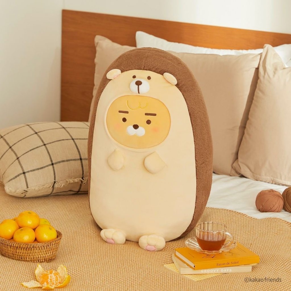 🛒พร้อมส่ง KAKAO FRIENDS Sleeping Friend Hedgehog Little Ryan