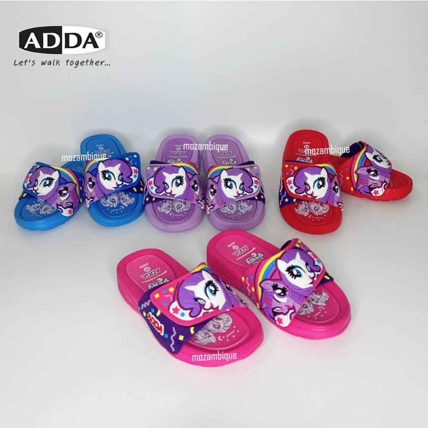 mozambique store -ADDA รองเท้าเด็กแบบสวมลายโพนี่ ลิขสิทธิ์แท้ รุ่น 31R7W (สายปรับได้)