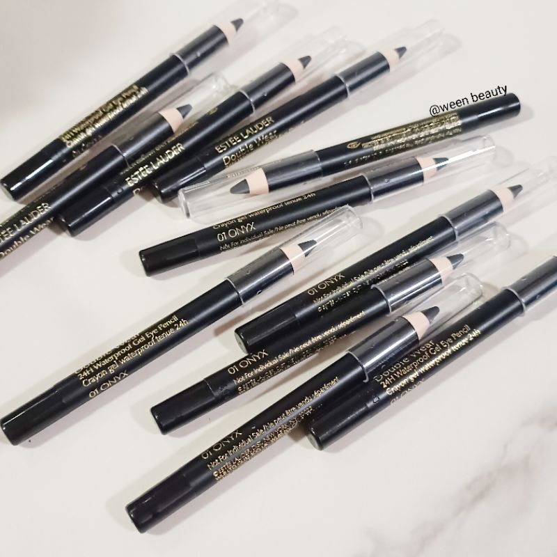 สินค้าขายดี ดินสอเขียนขอบตา Double Wear Eye Pencil ขนาดพกพา กันน้ำ,กันเหงื่อ