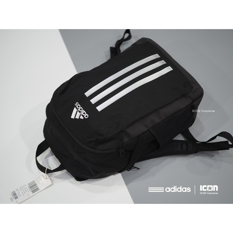 เป้ Adidas Power Backpack - Black Silver l สินค้าลิขสิทธิ์แท้ l พร้อมถุง Shop I ICON Converse