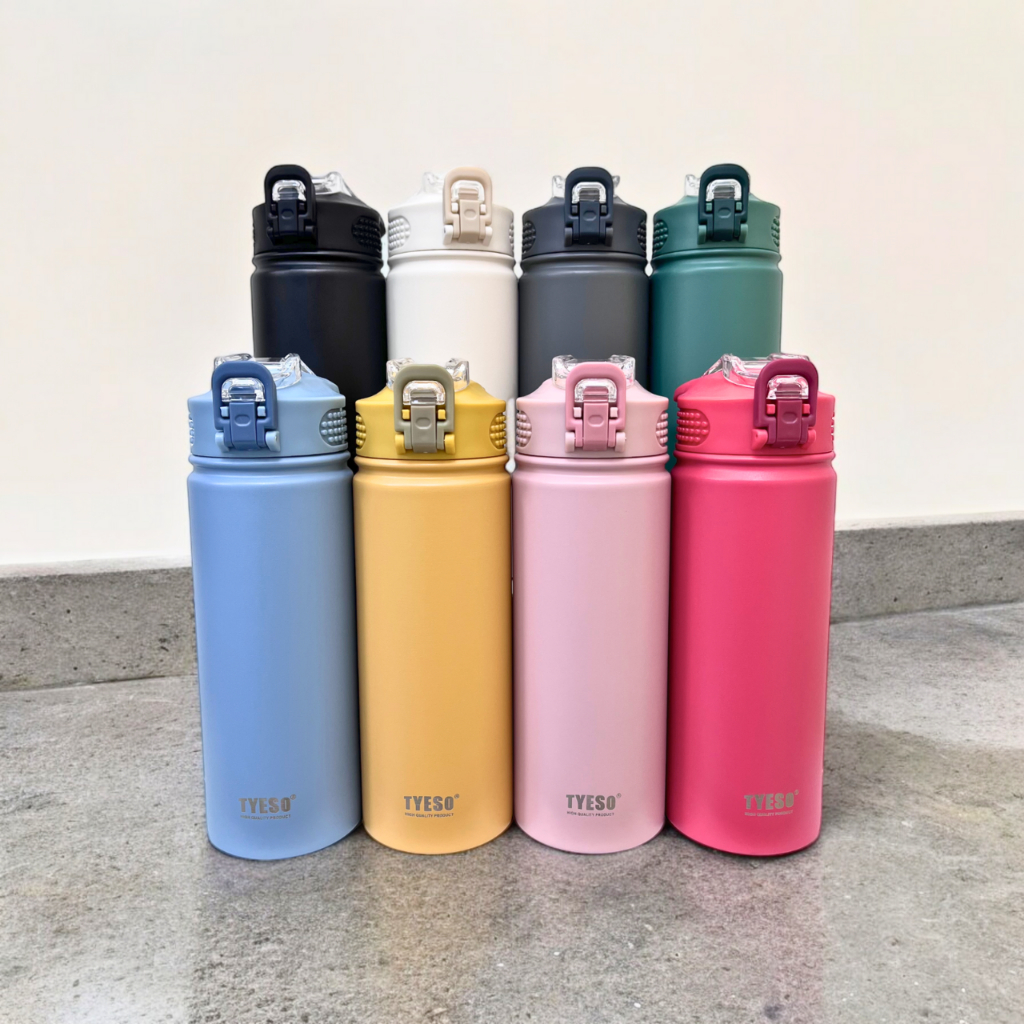 (พร้อมส่ง) TYESO กระบอกน้ำขวดน้ำ เก็บอุณหภูมิร้อนและเย็น ขนาด 750ml. 25ออนซ์