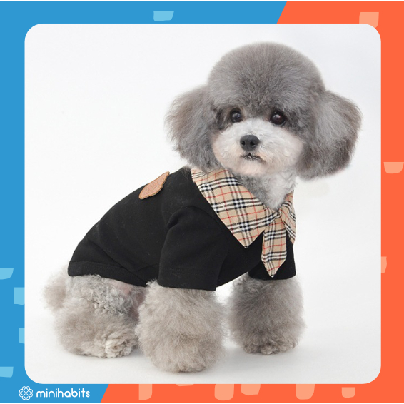 [🚚 พร้อมส่ง] เสื้อเชิ้ตแมวมีเนคไท Fumio Necktie T-Shirt ชุดแมว หมา สุนัข ชุดแมวผู้ชาย