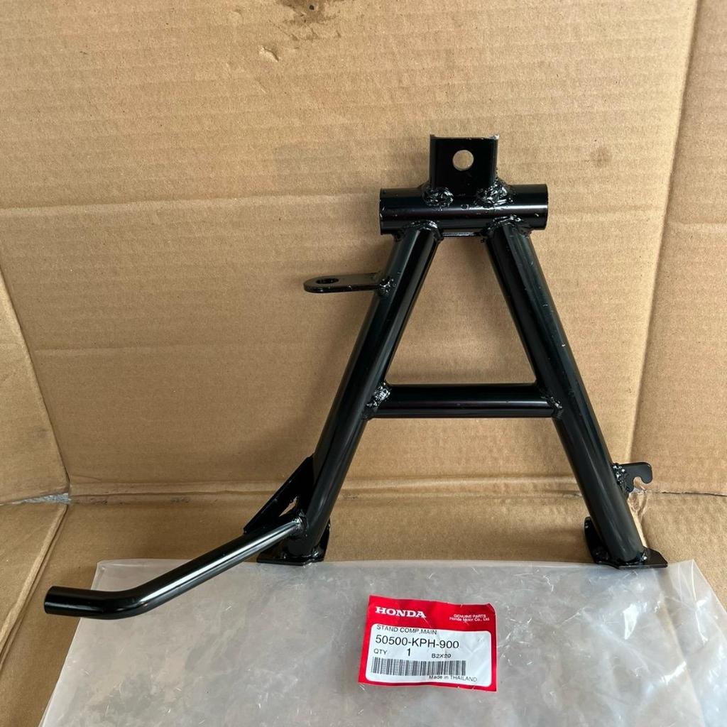 ขาตั้งกลาง/ขาตั้งคู่ เดิมติดรถ W-125R,W-125S,W-125i บังลม ของแท้เบิกศูนย์ 50500-KPH-900