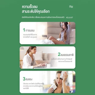 Bear พัดลมตั้งโต๊ะ 16 นิ้ว พัดลมตั้งพื้น พัดลม เสียงเงียบ ใบพัดสีใส พัดลมสไลด์ ปรับระดับแรงลมได้【3】พัดลมติดตั้งโต๊ะ