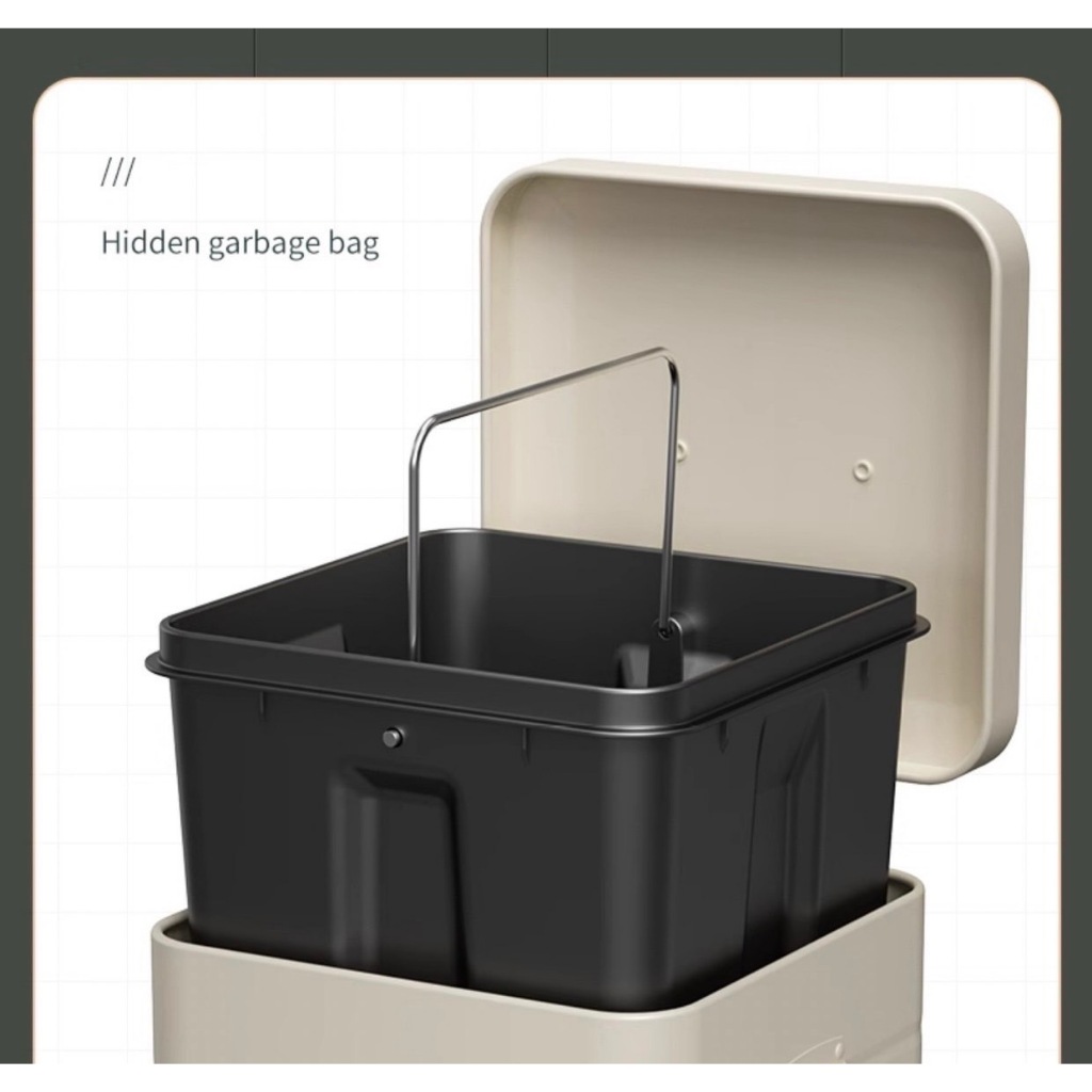〰️ ถังขยะ Costly Style สไตล์มินิมอล - รูปที่ 3