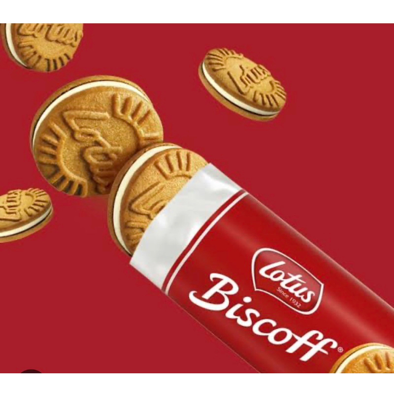 Lotus Biscoff sandwich biscuits บิสคอฟแซนวิช 150g /110gแพ็ก15/11ชิ้น