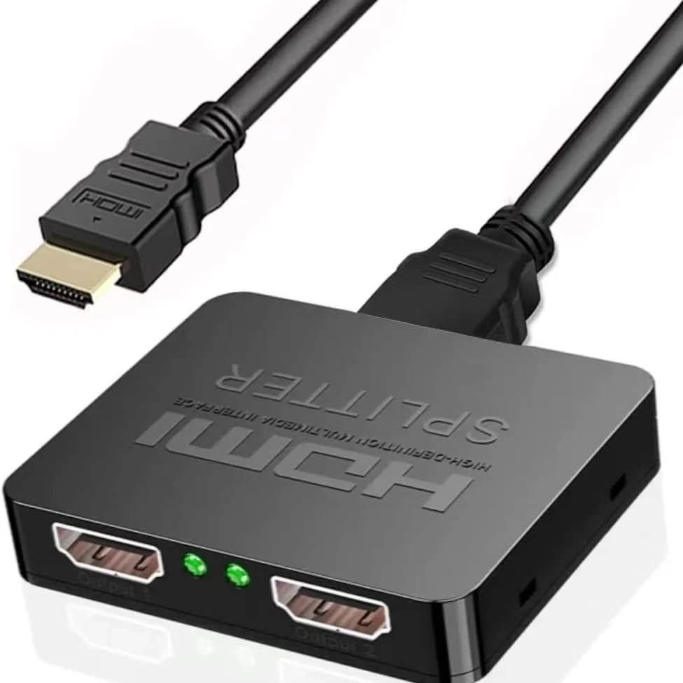 HDMI Splitter In 1 Out 2 Out4 พร้อมด้วย Power Adapter Splitter รองรับ HDMI 4K*2K 2160P, 3D