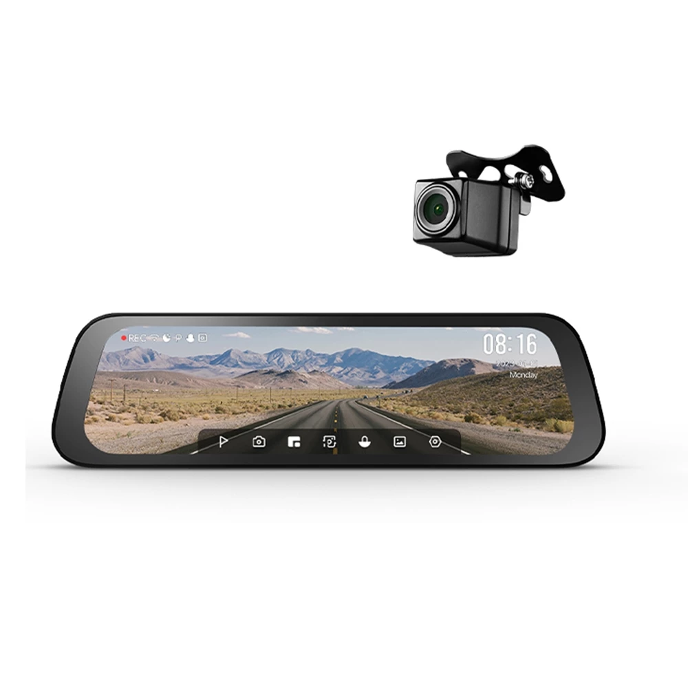 70mai Rearview Dash Cam S500 Type-c 1944P 3K ภาพถอยรถ กล้องมองหลัง  กล้องคู่บันทึก HDR ตรวจสอบการจอดรถตลอด 24H thumbnail 3