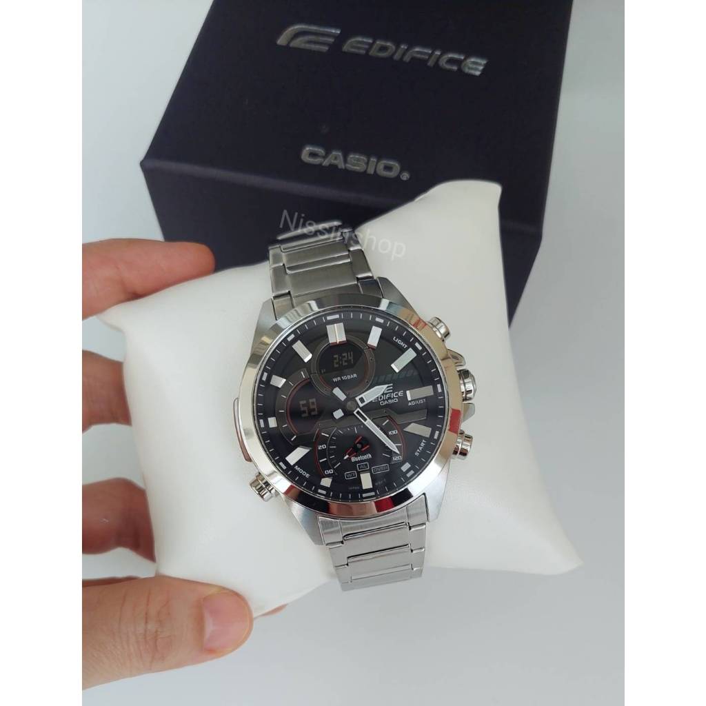นาฬิกาCASIO EDIFICEรุ่น ECB-30D ,ECB-30DC นาฬิกาข้อมือผู้ชายสายแสตนเลส เชื่อมต่อสมาร์ทโฟน-ของแท้ 100% รับประกันศูนย์ CMG