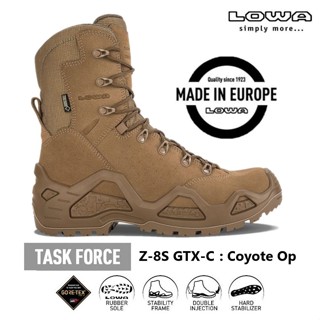 Lowa Z-8S GTX-C Boot รองเท้าบูทแทคติคอลสูง 8 นิ้ว หนังกลับ บ…