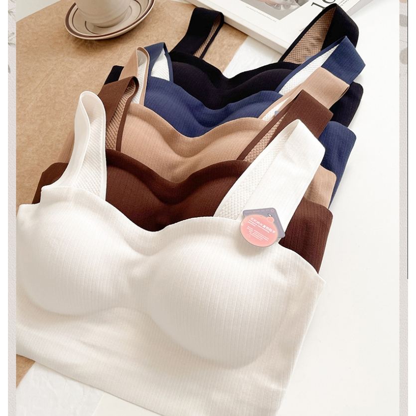 BRA-6507 เสื้อครอปบราแฟชั่น ชุดชั้นในผู้หญิง เสื้อครอปใส่สบาย