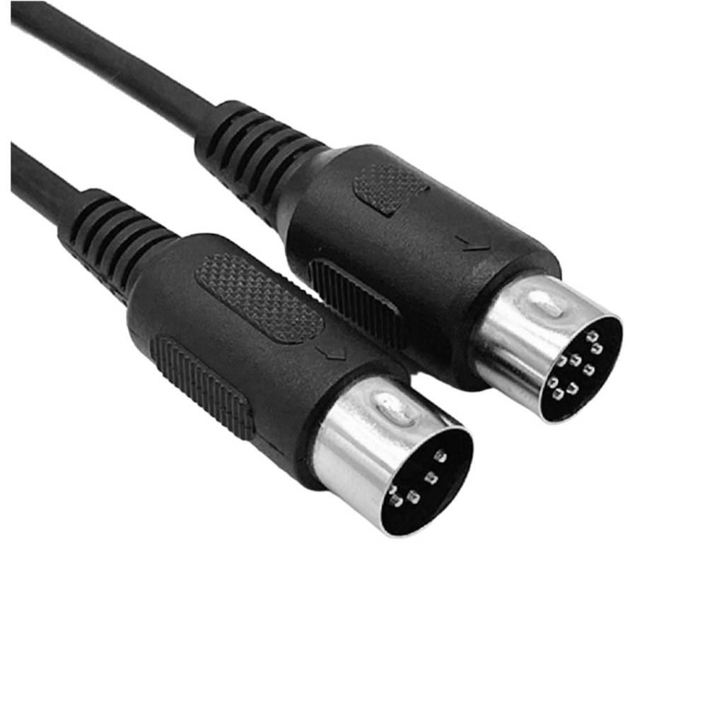 สาย MIDI DIN 5PIN ปลั๊กดิน 5 ขา 5PIN ตัวผู้-สองหัว DIN สายเชื่อมต่อสาย MIDI DIN สายต่อสัญญาณเสียง