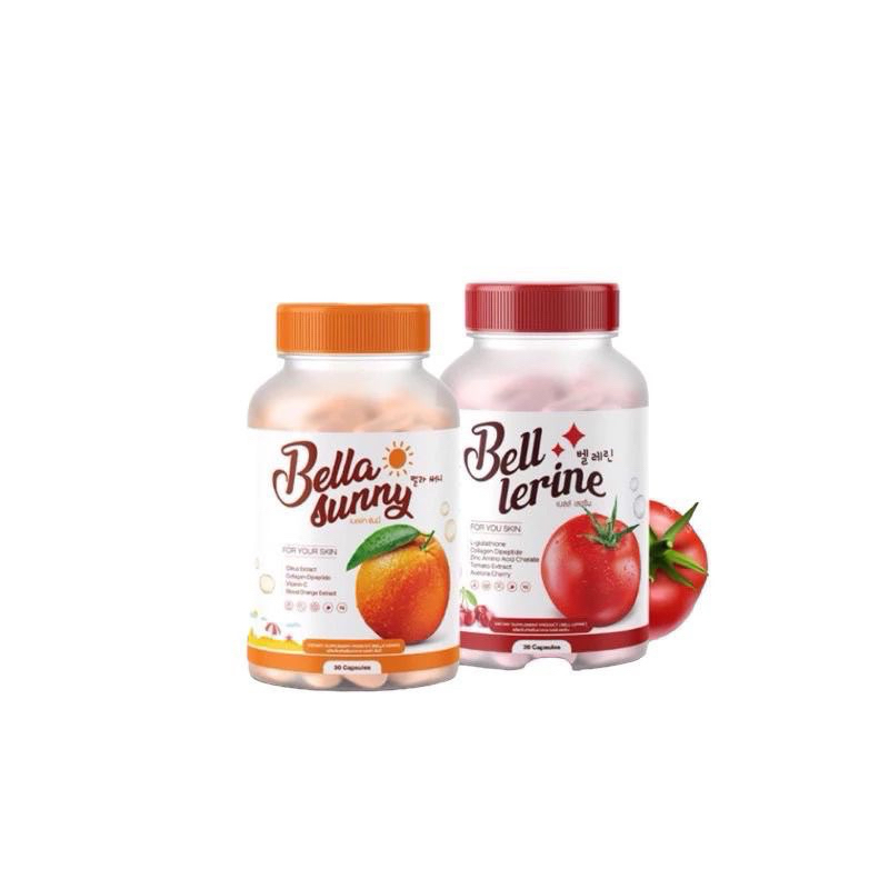 พร้อมส่ง กลูต้าเบล กลูต้าเบลล์เลอรีน กลูต้าเบลซันนี่ Bell Lerine Gluta &bell suinyวิตามินผิวขาวใส ลดรอยดำ ผิว ออร่าพุง