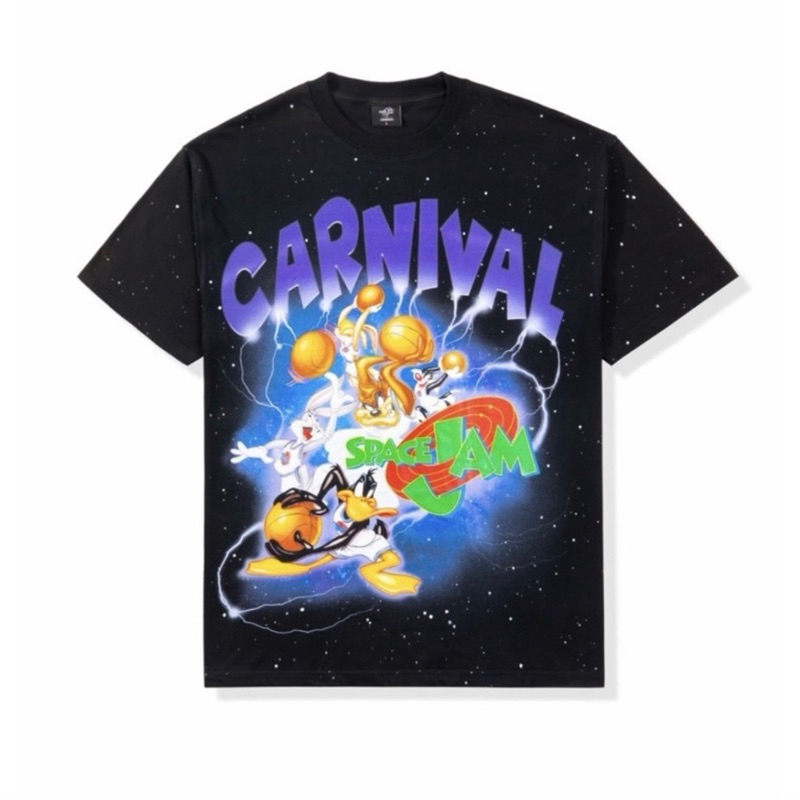 [แท้พร้อมส่ง💯%] เสื้อยืด Space Jam x Carnival Size XL (Oversized T-Shirt)