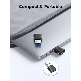 Ugreen อะแดปเตอร์ USB เป็น USB C 10Gbps (แพ็ค 2 ชิ้น), USB 3.0 สำหรับชาร์จและซิงค์ สีดำ รุ่น US701