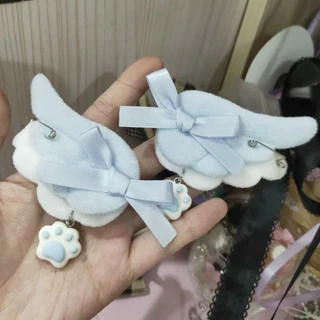 🕊️✨พร้อมส่ง!ปีกนางฟ้า ขนนุ่ม แพค10ชิ้น สำหรับdiy สีขาว ชมพู ฟ้า อุปกรณ์ตกแต่ง น่ารักมาก