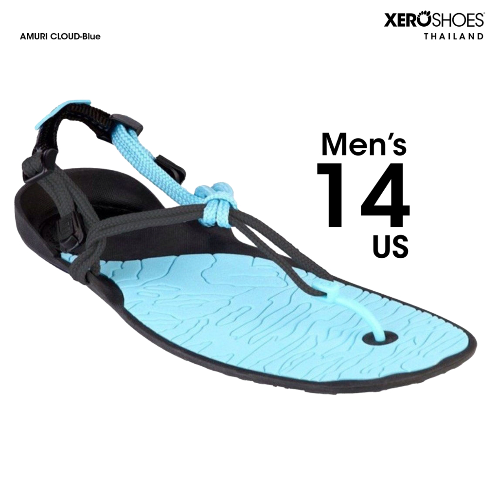 Men's 14US - AMURI รองเท้าแตะ XERO SHOES สำหรับขนาดเท้า 14US ราคาพิเศษ 899 บาท