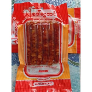 กุนเชียงหมู ของพม่า อร่อย หอม ของกินพม่า ဒေါ်လှတင်ဝက်အူချောင…