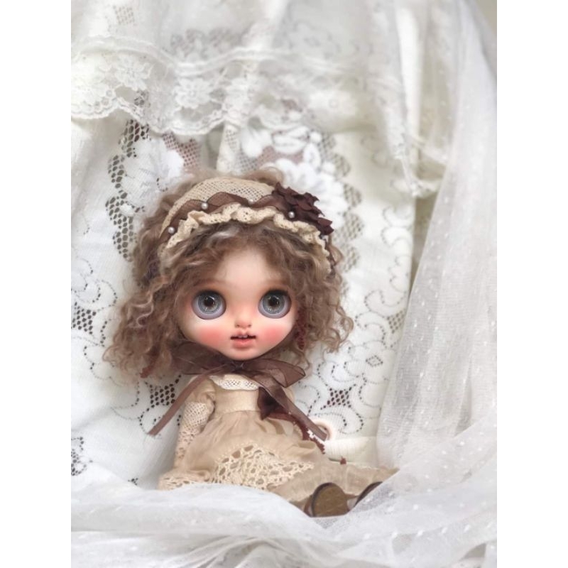 วิกผมแพะ บลายธ์ Mohair Wig for Blythe Dian dian Qbaby MininsCloset