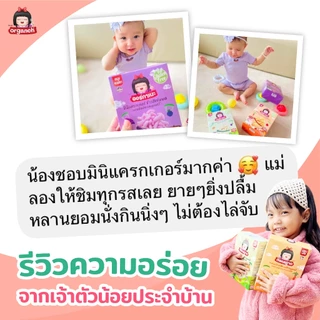 ขนมฝึกเคี้ยวสำหรับเด็ก6+ เดือน 4กล่อง(มันม่วง แครอท ผักผลไม้รวม พัฟฟ์)