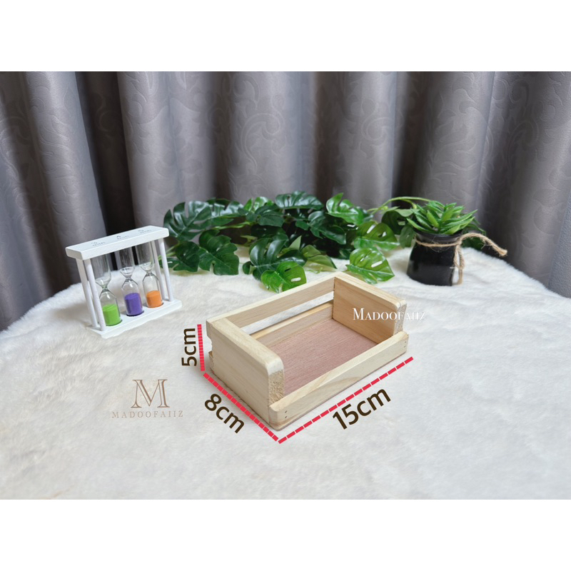 madoofaiiz พร้อมส่ง...งานไม้ กล่องไม้ ถาดไม้ (จิ๋ว15cmเปิด)15*8*5cm - รูปที่ 6