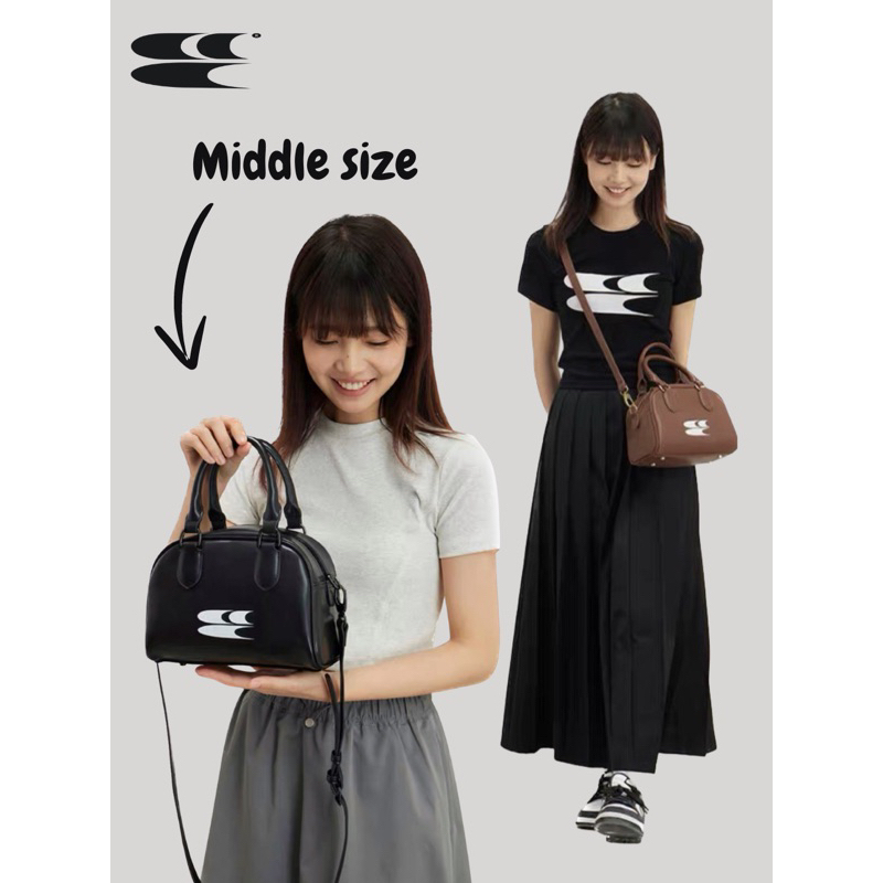 CryingCenter TH กระเป๋าสะพายข้าง/ครอสบอดี้ Middle Boston Bag