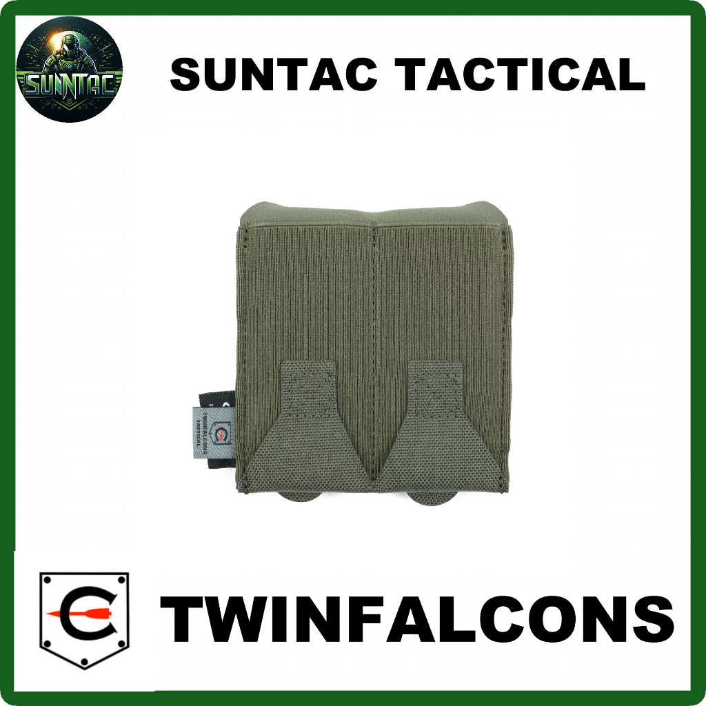 TWINFALCONS ELASTIC DOUBLE 9MM MAG POUCH[TW-M064]