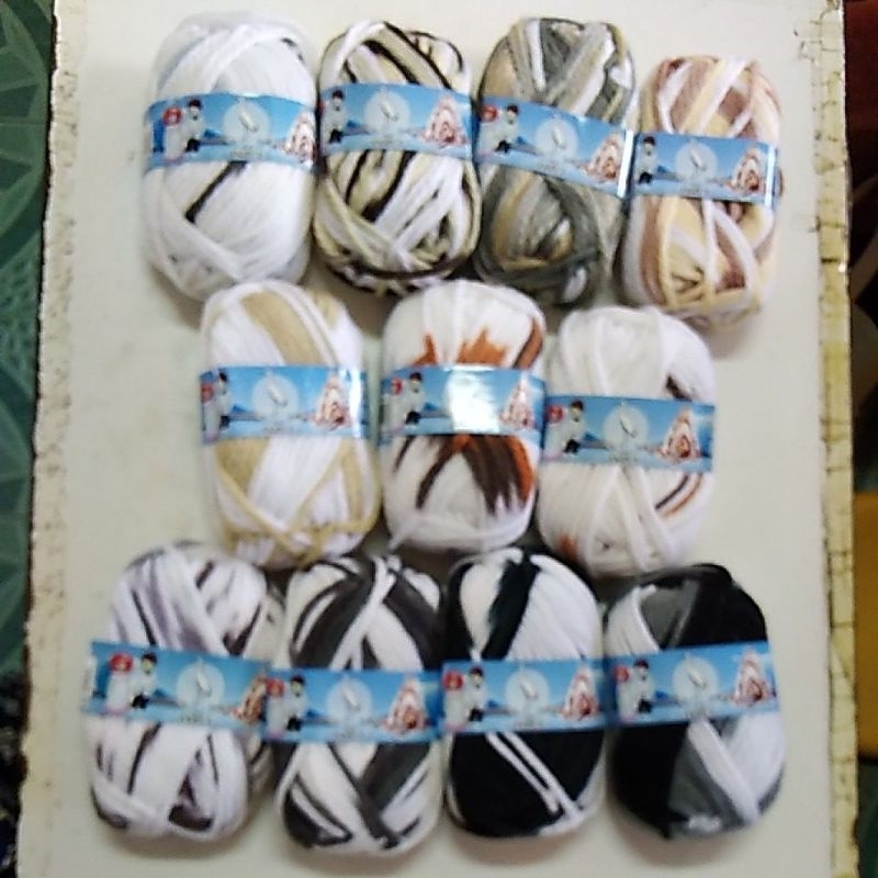 ไหมพรมเส้นใหญ่ ขนาดเส้น 5 มิล น้ำหนัก 100 กรัม ยี่ห้อ egret