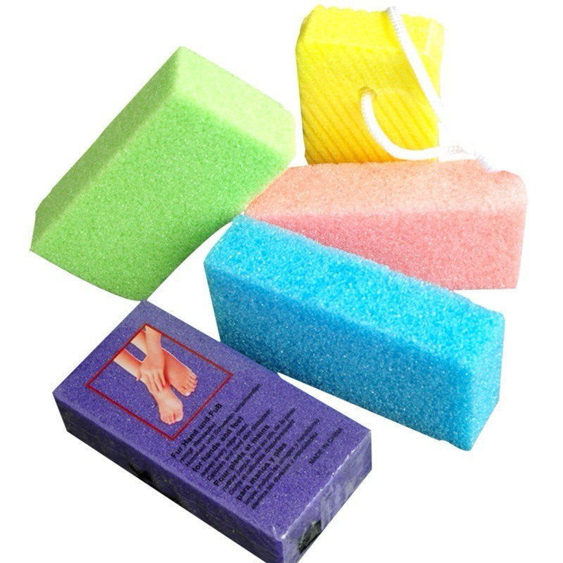 โฟมขัดส้นเท้า หินฟองน้ำขัดเท้า (1อันคละสี) – โปรปัง