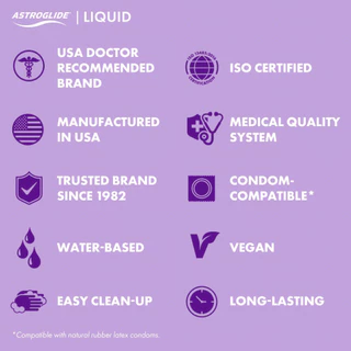 ASTROGLIDE Liquid เจลหล่อลื่นสูตรน้ำ - Water Base ขนาด 74 ml.