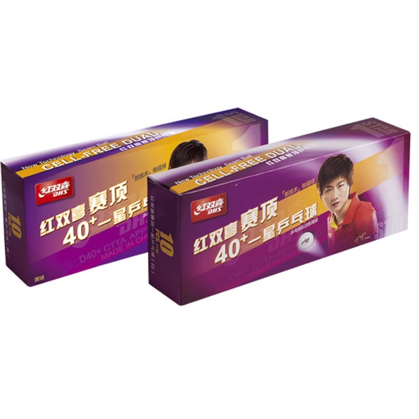 ลูกปิงปองสำหรับฝึกซ้อม ยี่ห้อ DHS รุ่น 1 STAR D40+ / DHS Ping Pong Training Balls 1 star