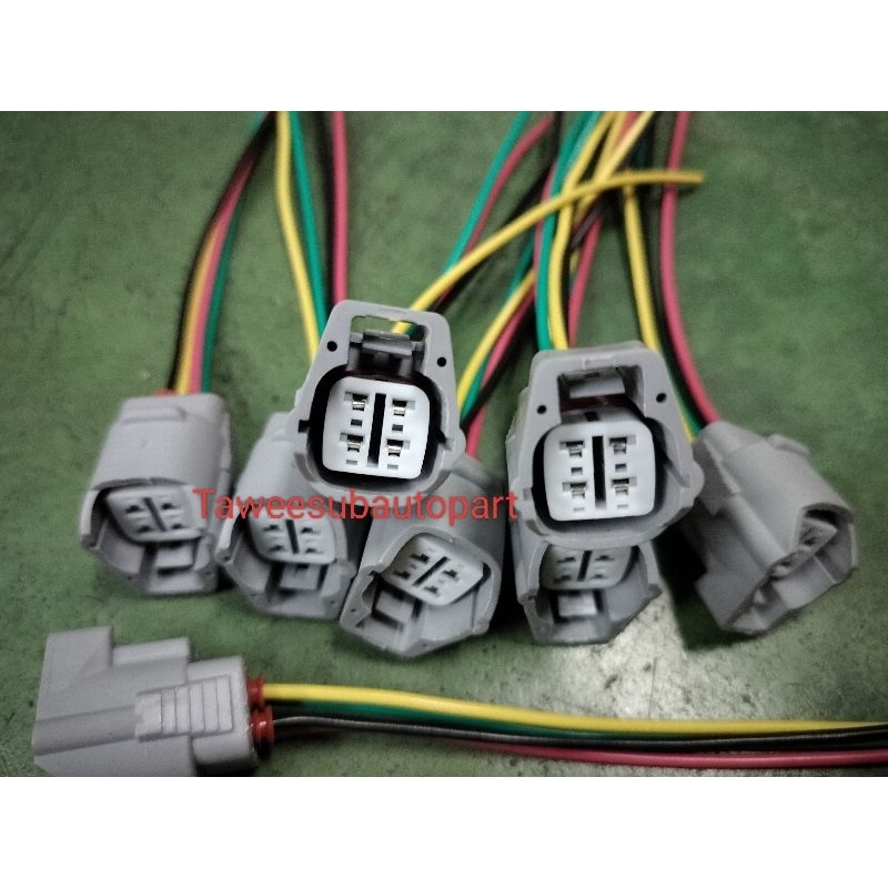 ปลั๊กเซนเซอร์ O2 (ราคาต่อ1เส้น) TOYOTA SUZUKI MAZDA 4PIN ตรงรุ่น MC-4-7045Y-M ปลั๊กคอมแอร์ 4PIN