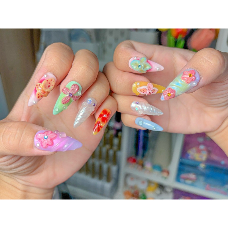 เล็บเจลorchid aesthetic1