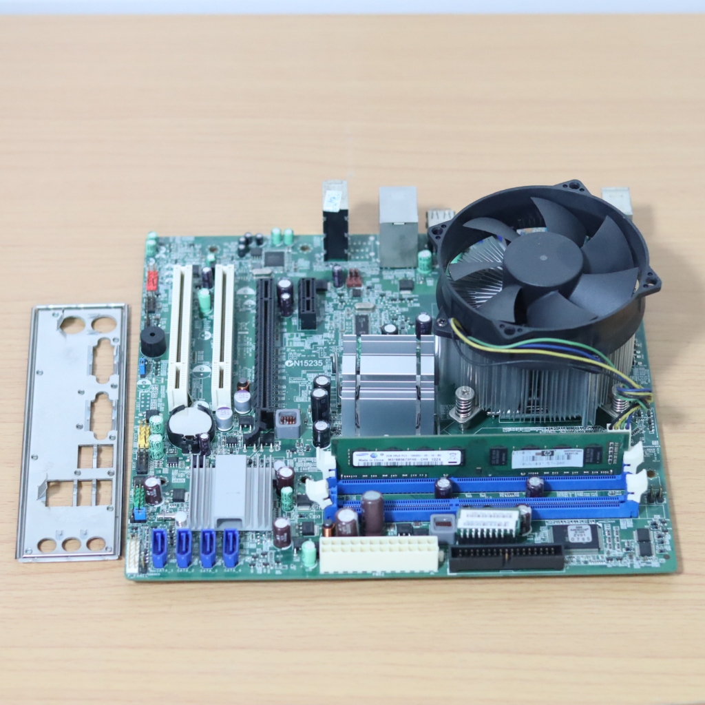 เมนบอร์ด Acer G41M07 Mainboard Socket LGA775 +ฝาหลัง พร้อม Ram DDR3 2GB พร้อม CPU intel cpuคละรุ่น