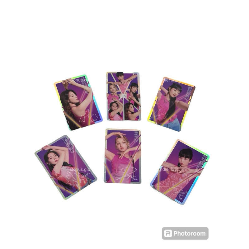 การ์ดgidleแบบเลือกเมมมเบอร์